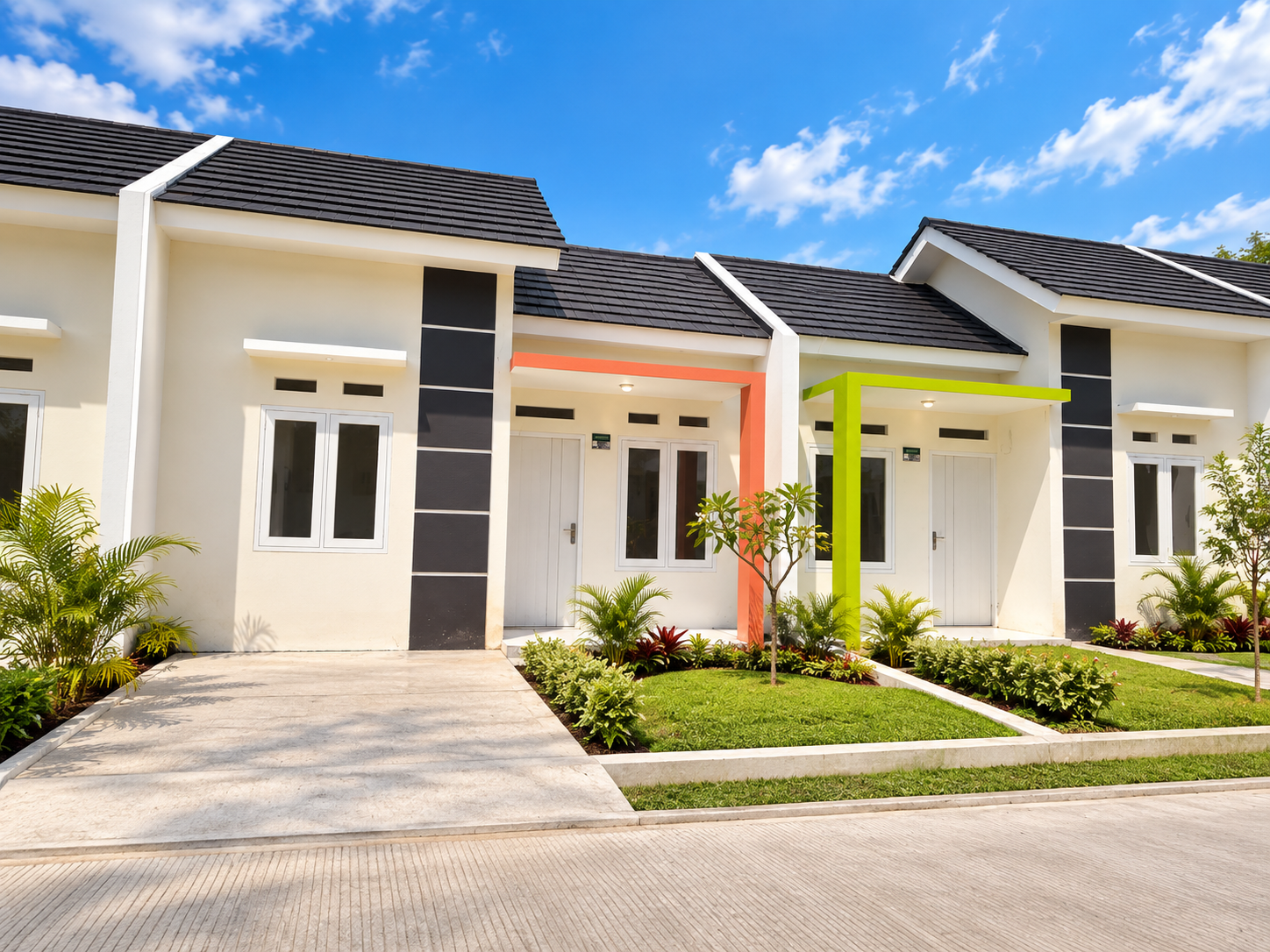 Tampak Depan Rumah Pesona Kahuripan 12 Double Dinding